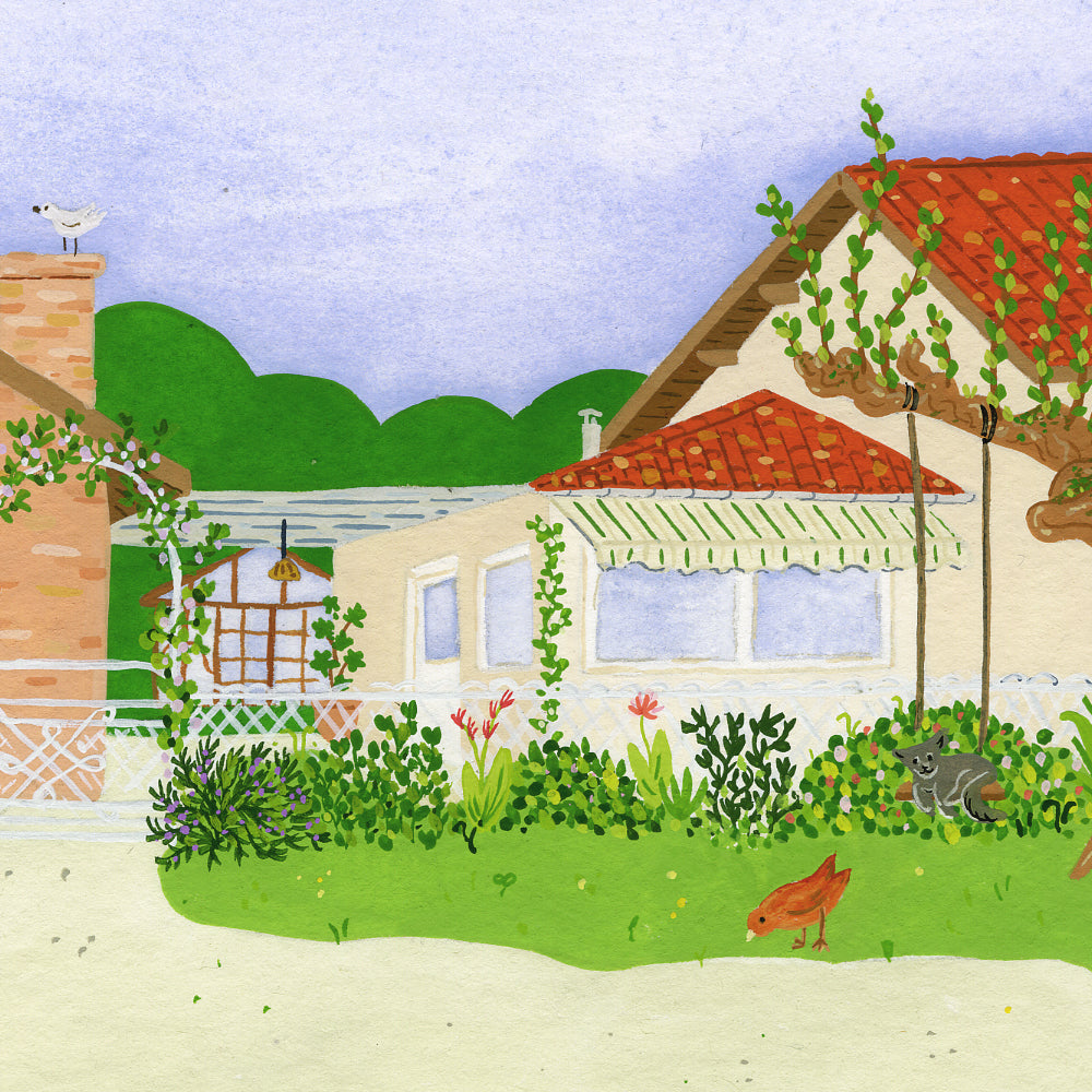 Maison personnalisée en couleur