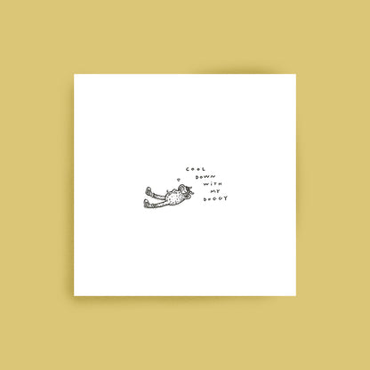 Cool down with my doggy