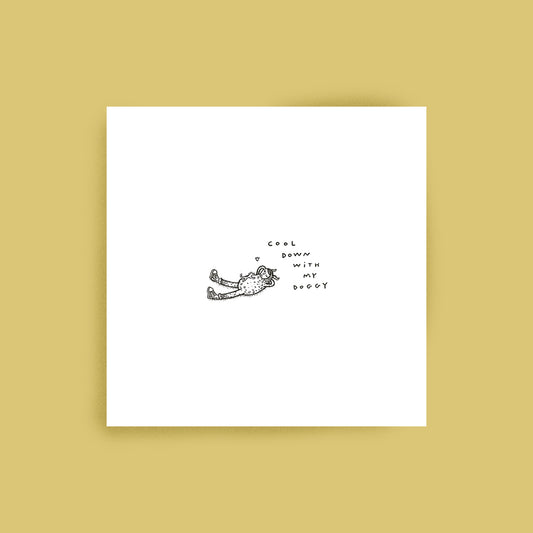 Cool down with my doggy