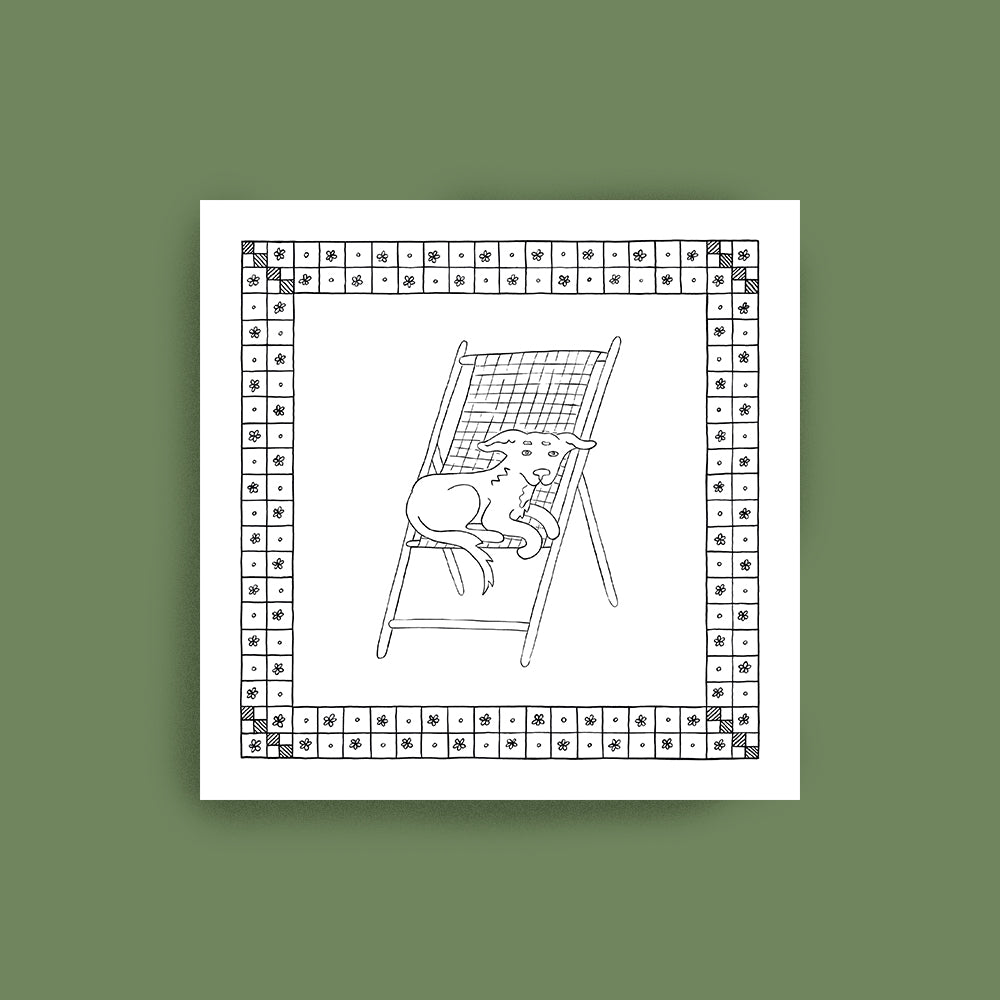 Raoul sur son transat