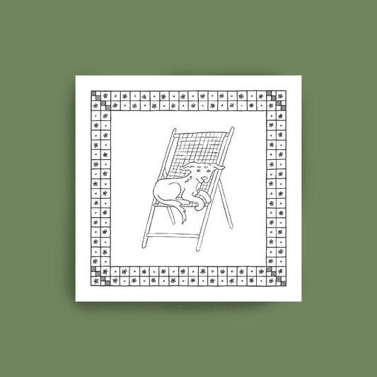 Raoul sur son transat