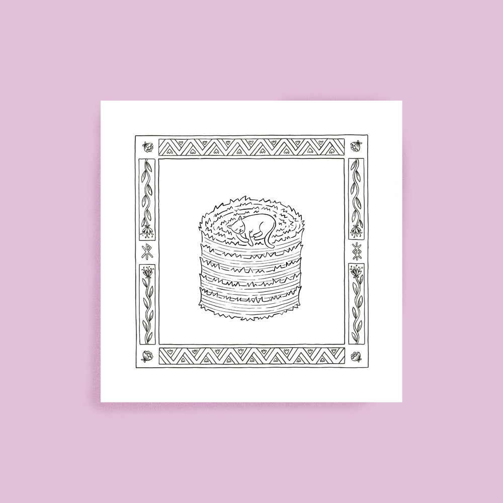 Animal personnalisé au trait