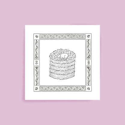 Animal personnalisé au trait