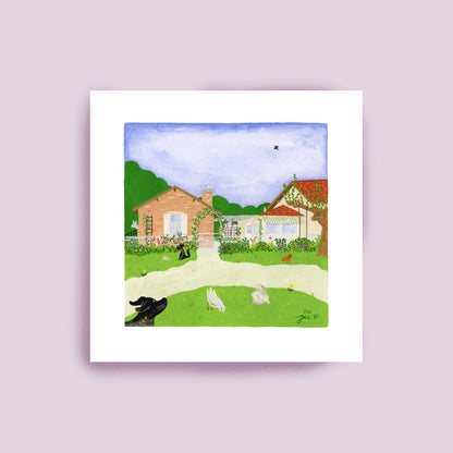 Maison personnalisée en couleur