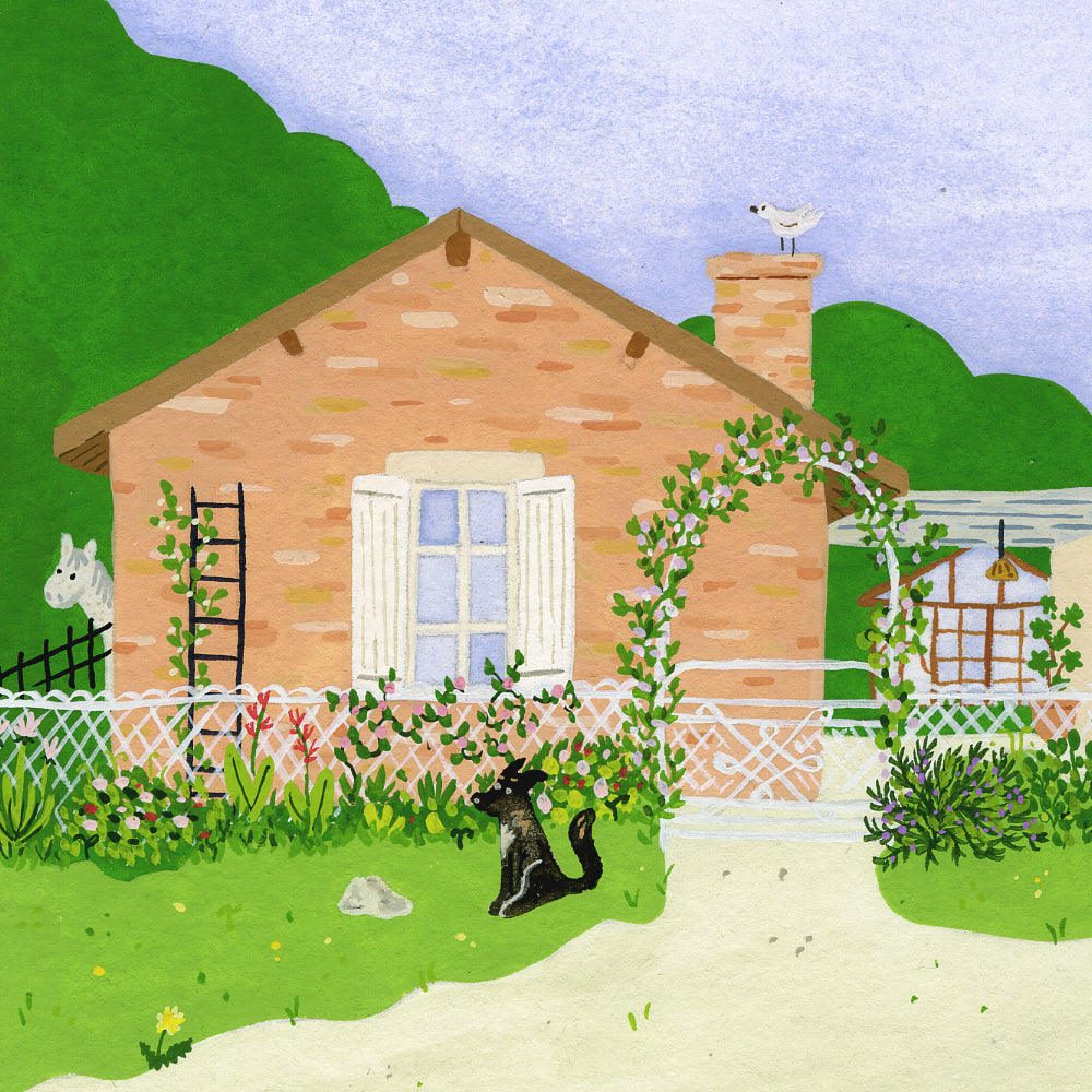 Maison personnalisée en couleur