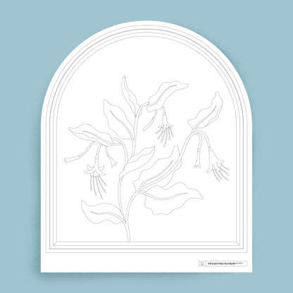 Décalcomanie fushia