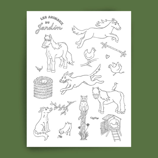 Les animaux du jardin